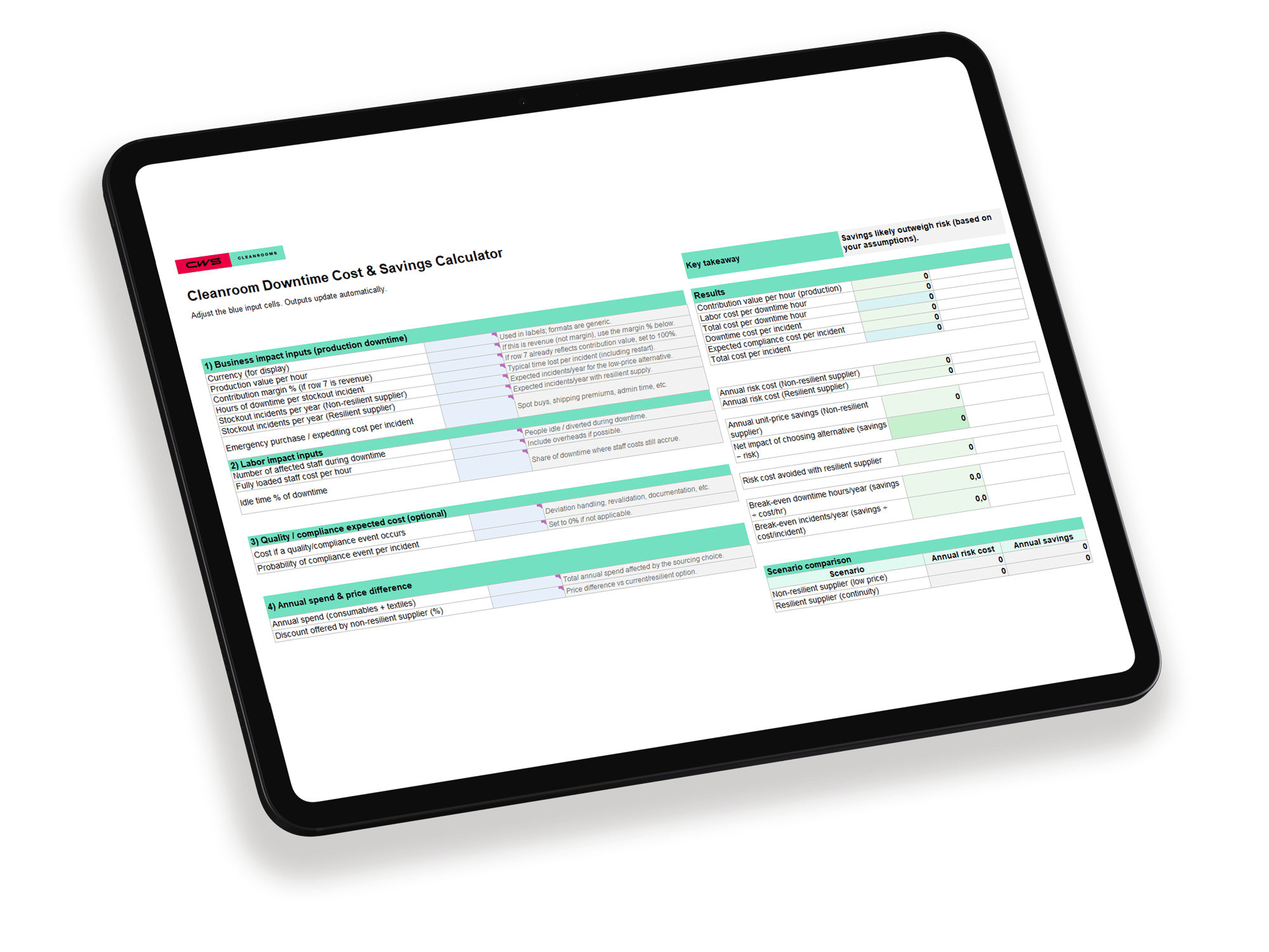 Calculator mockup v2